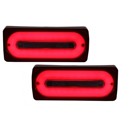 Full LED Taillights Light Bar suitable for Mercedes G-class W463 (1989-2015) RED Dynamic Sequential Turning Lights