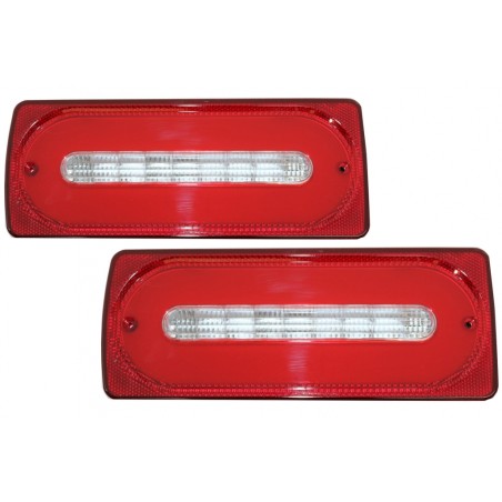 Full LED Taillights Light Bar suitable for Mercedes G-class W463 (1989-2015) RED Dynamic Sequential Turning Lights