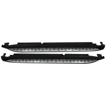 Running Boards suitable for Mercedes GL-Class X166 (2012-2015) GLS-Class Facelift (2016-2018) Side Steps with LED Courtesy Light