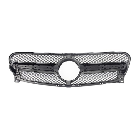 Front Grille suitable for Mercedes GLA-Class X156 (2014-2016) GLA45 Design Black