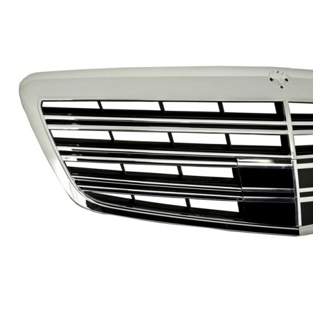 Front Grille suitable for Mercedes S-Class W221 Facelift (2010-2013) S63 S65 Design