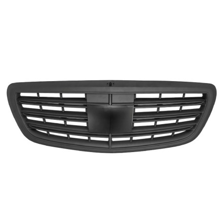 Front Grille suitable for Mercedes S-Class W222 (2014-08.2020) S63 S65 Design Matte Black