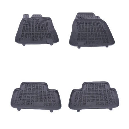 Floor mat Rubber Black suitable for RENAULT Kadjar 2015+