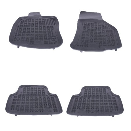 Rubber Floor Mat Black suitable for Skoda Octavia III 5E (2013-2019) Octavia IV NX (2020-up)