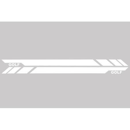 Side Decals Sticker Vinyl White suitable for VW  Golf 5 6 7 V VI VII (2003-up)