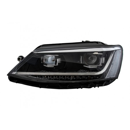 Headlights LED DRL suitable for VW Jetta Mk6 VI (2011-2017) Dynamic Turn Light Xenon Matrix Design