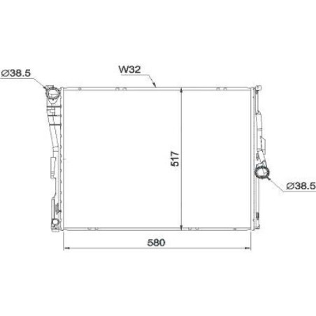 [Titre FR] BMW X3 E83 01/2004 Oem: 17113400013