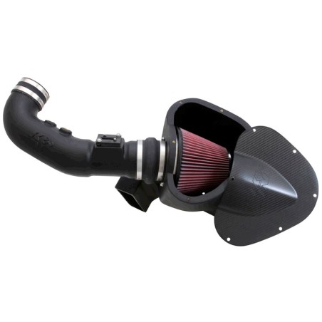 K&N admission d'air Aircharger sur mesure pour Ford Mustang GT 5.0L V8 2011-2013 (63-2578)