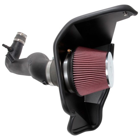 K&N admission d'air Aircharger sur mesure pour Ford Mustang 2.3L L4 2018-2021 (63-2606)