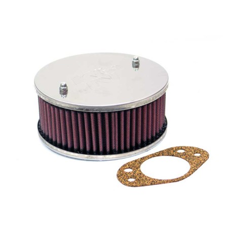 K&N Filtre à Air rond sur mesure pour carburateur SU/SU Hitachi 2'' HD8