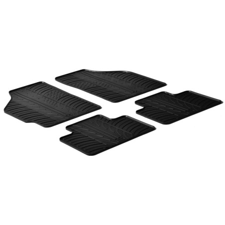 Set tapis de caoutchouc sur mesure pour Fiat Punto II 1999- & 2003- (T profil 4-pièces)