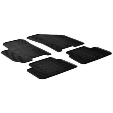 Set tapis de caoutchouc sur mesure pour Chevrolet Lacetti 2004- (T profil 4-pièces)