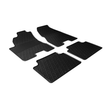 Set tapis de caoutchouc sur mesure pour Hyundai Tucson / Kia Sportage 2004-2010 (G profil 4-pièces)