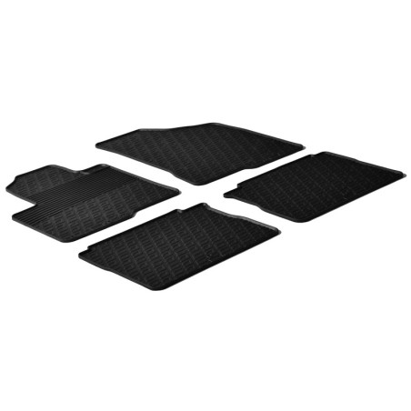 Set tapis de caoutchouc sur mesure pour Hyundai Santa Fe 2005- (G profil 4-pièces)