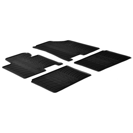 Set tapis de caoutchouc sur mesure pour Hyundai i40 2011- (T profil 4-pièces)