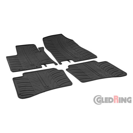 Set tapis de caoutchouc sur mesure pour Hyundai i20 II 2014-2020 (T profil 4-pièces)