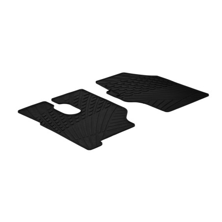 Set tapis de caoutchouc sur mesure pour Mercedes Actros 2003- (TK profil 2-pièces)