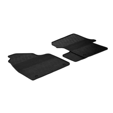 Set tapis de caoutchouc sur mesure pour Mercedes Sprinter & Volkswagen Crafter 2006-2017 (G profil 2-pièces)