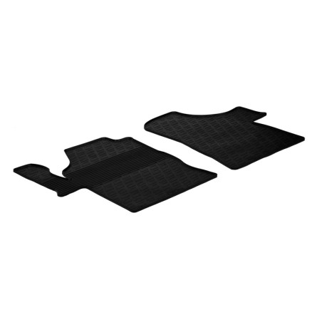 Set tapis de caoutchouc sur mesure pour Mercedes Viano/Vito 2010-2014 (G profil 2-pièces)