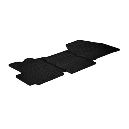 Set tapis de caoutchouc sur mesure pour Citroen Jumper / Peugeot Boxer / Fiat Ducato 2006-2013 & 2014- (G profil 3-pièces)