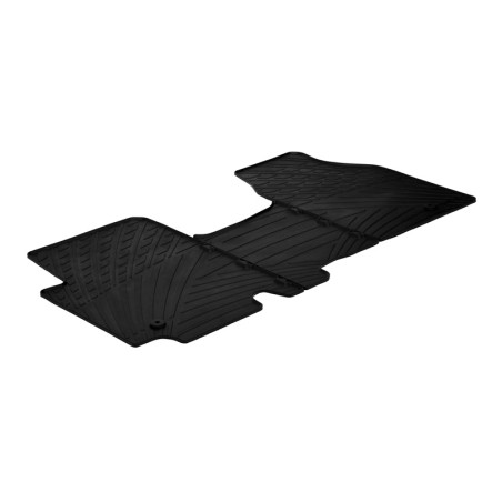 Set tapis de caoutchouc sur mesure pour Renault Traffic / Opel Vivaro 2001-2014 (TK profil 3-pièces + clips de montage)