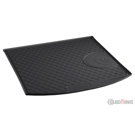 Coquille coffre-arrière Rubbasol (caoutchouc) sur mesure pour Volkswagen Touran 1T 2003-2015 (5-personnes) (Sol en bas)