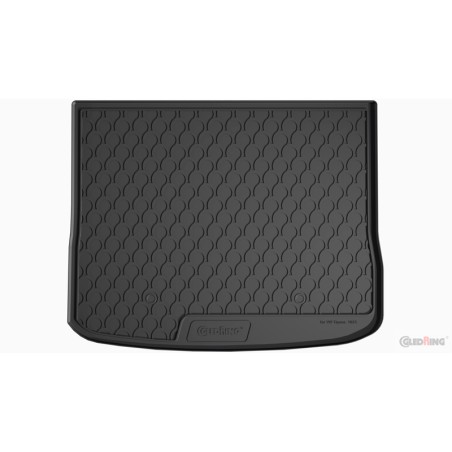 Coquille coffre-arrière Rubbasol (caoutchouc) sur mesure pour Volkswagen Tiguan 2007-2016 (Sol en haut)