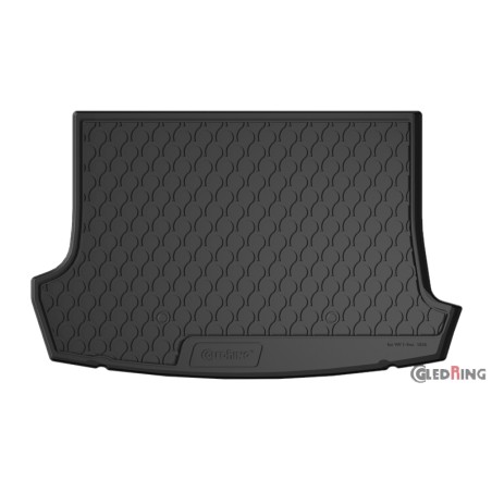 Coquille coffre-arrière Rubbasol (caoutchouc) sur mesure pour Volkswagen T-Roc 11/2017- (Sol en haut variable)