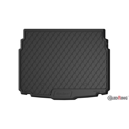 Coquille coffre-arrière Rubbasol (caoutchouc) sur mesure pour Volkswagen T-Roc 11/2017- (Sol en bas variable)