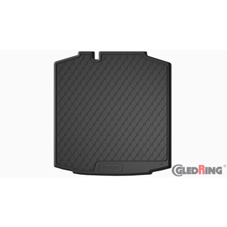 Coquille coffre-arrière Rubbasol (caoutchouc) sur mesure pour Seat Toledo & Skoda Rapid Sedan 2012- (Sol en bas)