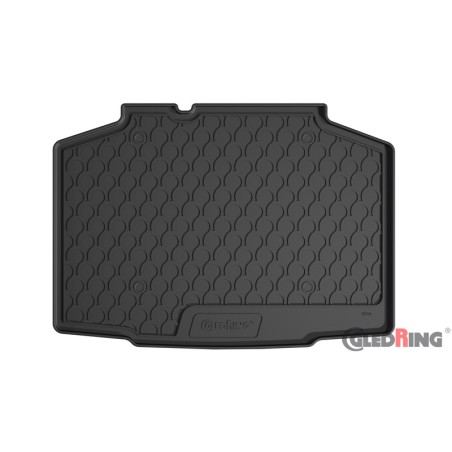 Coquille coffre-arrière Rubbasol (caoutchouc) sur mesure pour Skoda Kamiq 9/2019- (Sol en bas)