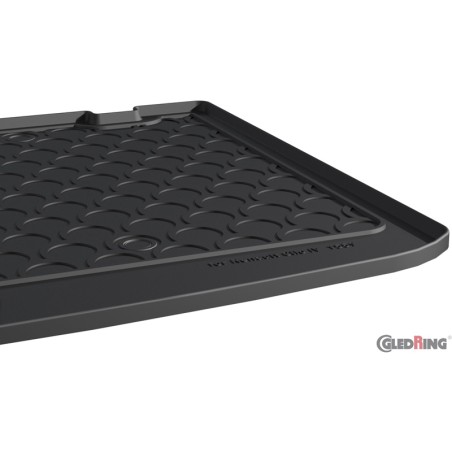 Coquille coffre-arrière Rubbasol (caoutchouc) sur mesure pour Renault Clio IV 5-portes 2012-