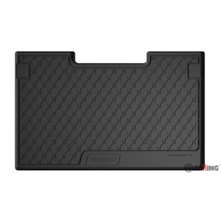 Coquille coffre-arrière Rubbasol (caoutchouc) sur mesure pour Renault Kangoo Family/Passenger 2008-