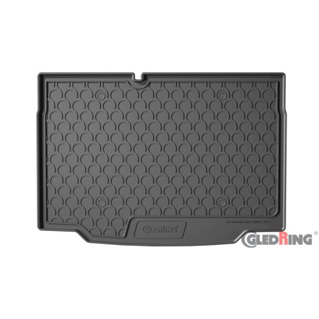 Coquille coffre-arrière Rubbasol (caoutchouc) sur mesure pour Renault Clio E HB 5-portes 2019- (sol en bas)