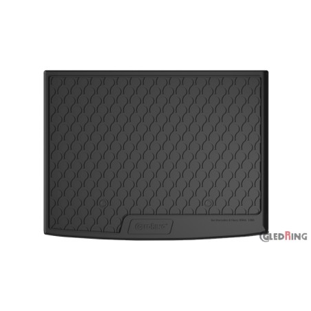 Coquille coffre-arrière Rubbasol (caoutchouc) sur mesure pour Mercedes Classe-B W246 2011-2019 (Sol en haut variable)