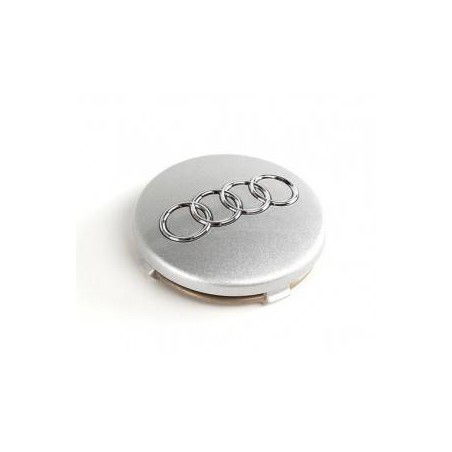 Cache-moyeu de roue gris métallisé authentique pour Audi A3 S3 A4 B7 A6 C6  2004-2008 : : Auto