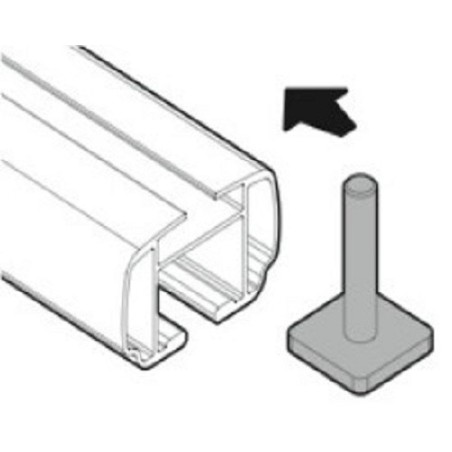 NORDRIVE HELIO R ALU Barres de toit pour FORD TOURNEO CONNECT 3. GEN.