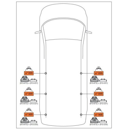 CRUZ CARGO XPRO Barres de toit 2-Barres pour VW CADDY 5 MAXI