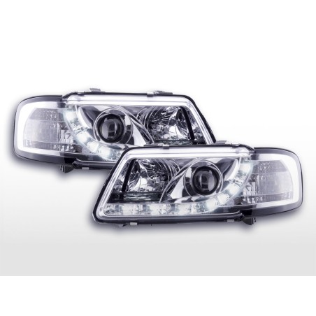 Phares Daylight LED Feux de jour LED Audi A3 type 8L 96-00 chrome