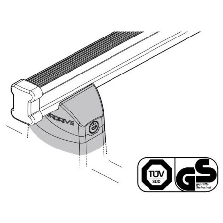 NORDRIVE KARGO Barres de Toit 3-Barres pour CITROEN BERLINGO 3