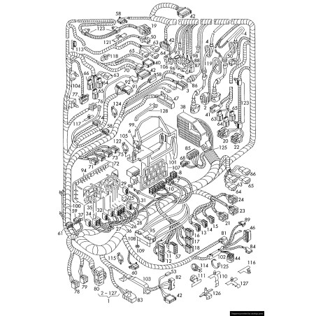 Boîtier de contact plat à 6 broches - Pièces d'origine Audi 6Q0937702