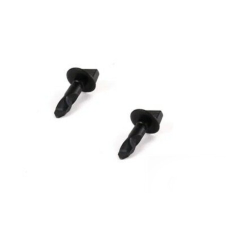 Rear Bumper Tow Hitch Eye Cover Fixing Clips Set - Original parts Audi 2x6Q0807643/2x6N0129355/2x078103314