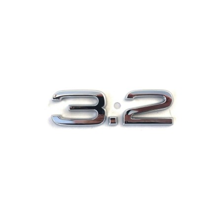 Insigne d'emblème TT 3.2 Chrome - Pièces d'origine Audi 8P0853743D2ZZ