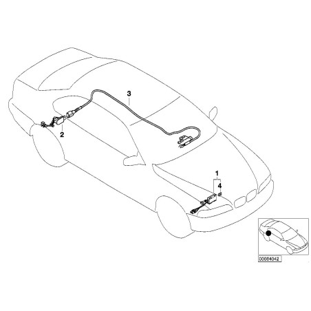 Capteur de niveau - Pièce d'origine BMW 63120010307