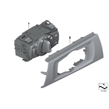 Module de commutation de contrôle des feux - Pièce d'origine BMW 61316932792