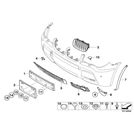 Joint d'étanchéité - Pièce d'origine BMW 51643414883