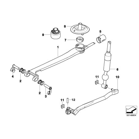 Levier de changement de vitesse manuel - Pièce d'origine BMW 25117546373