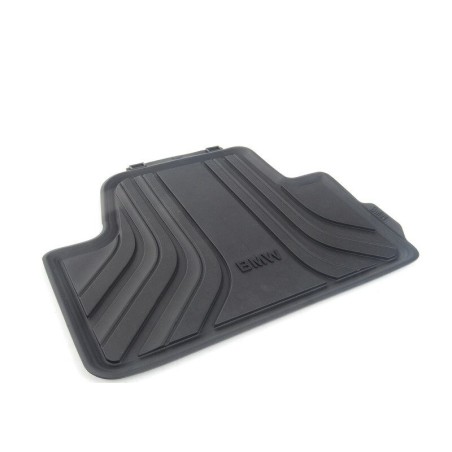 Ensemble de tapis de sol en caoutchouc arrière de la ligne de base BMW - Pièce d'origine BMW51472350421