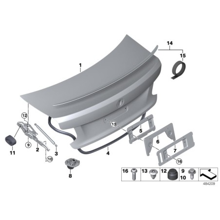 BMW/Cap - Pièce d'origine BMW51248391066