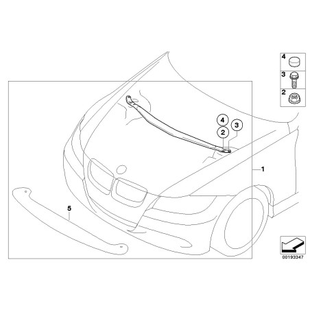 BMW/Cap - Pièce d'origine BMW51717896829